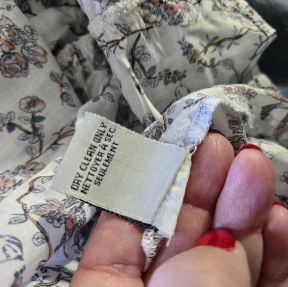 Anthropologie Ranna Gill | Faye Floral Birds Sleeveless Blouse Sz S - Picture 2 of 9